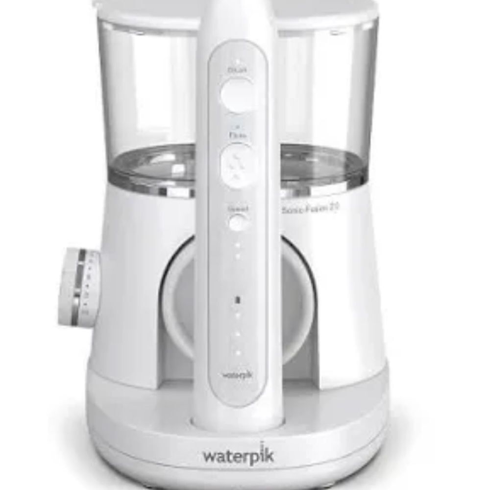 Water Pik Sonic Fusion Flossing Electric Toothbrush white